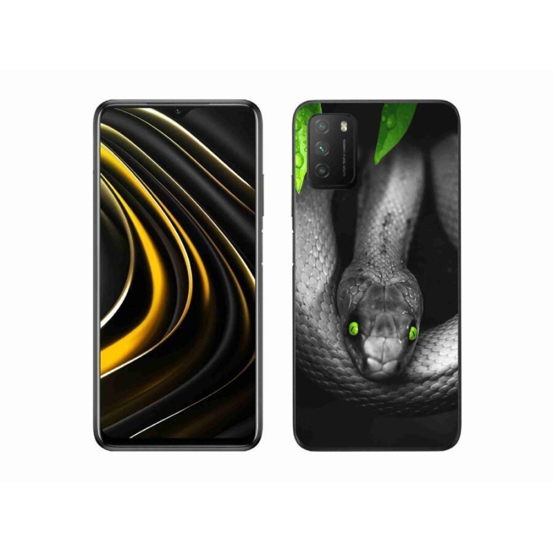 Gél borítás mmCase a Xiaomi Poco M3-hoz - kígyó