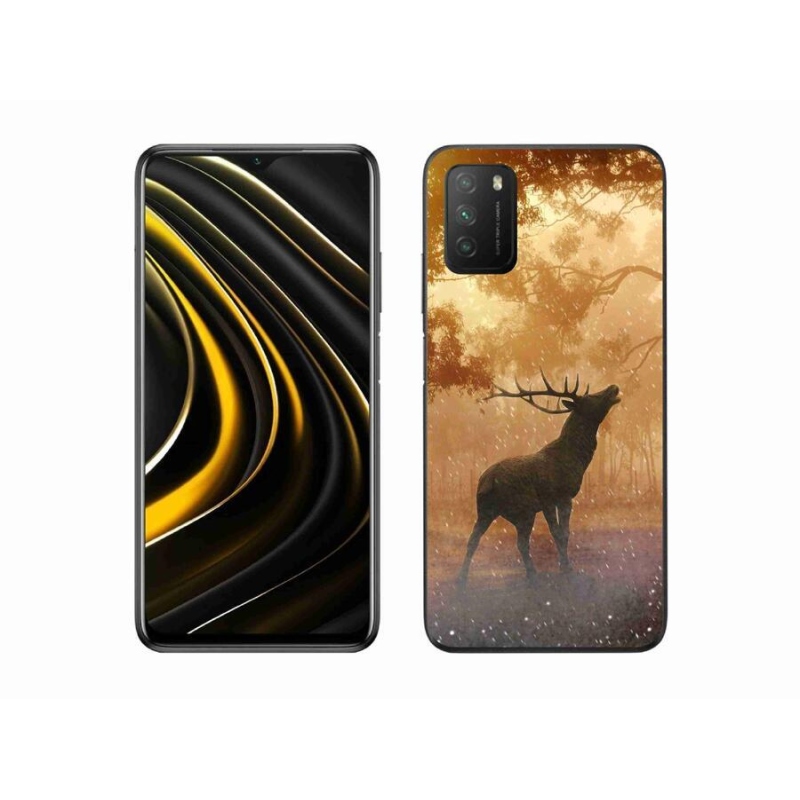 Zselés borítás mmCase a Xiaomi Poco M3-hoz - szarvas a vadászaton