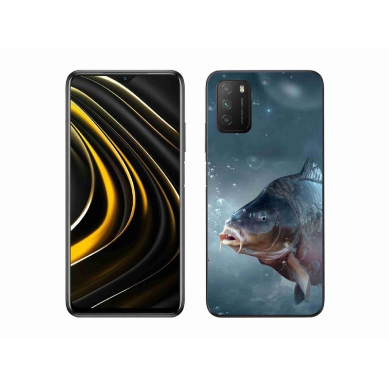 Gél borítás mmCase a Xiaomi Poco M3-hoz - ponty és buborékok