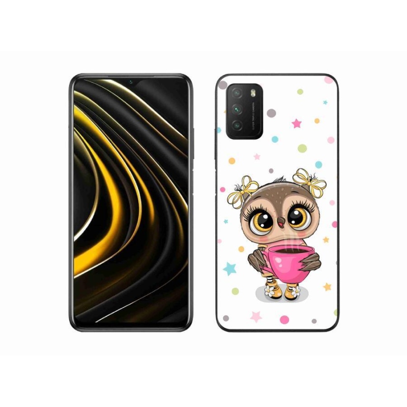Gél borítás mmCase a Xiaomi Poco M3-hoz - rajzfilm bagoly