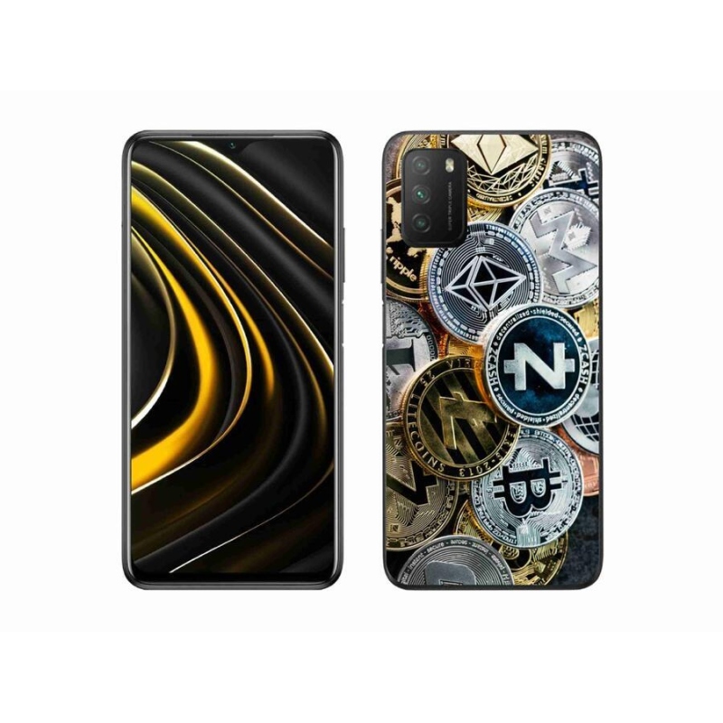 Gél borítás mmCase a Xiaomi Poco M3 számára - kriptovaluták