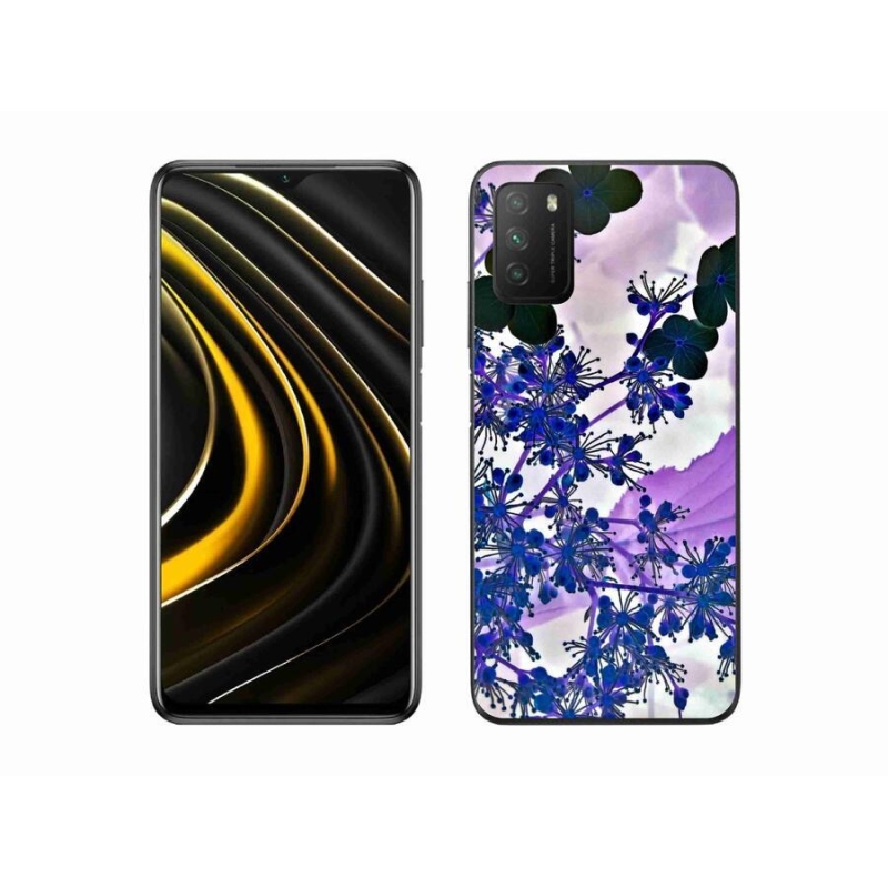 Gél borítás mmCase a Xiaomi Poco M3-hoz - hortenzia virág