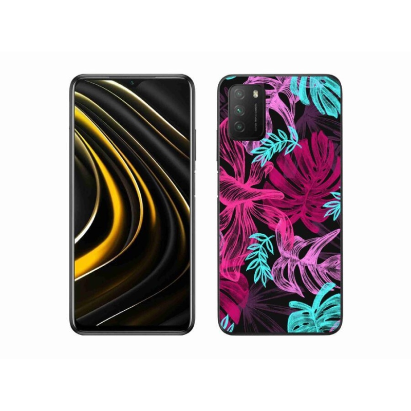 Gél borítás mmCase a Xiaomi Poco M3-hoz - virágok 1