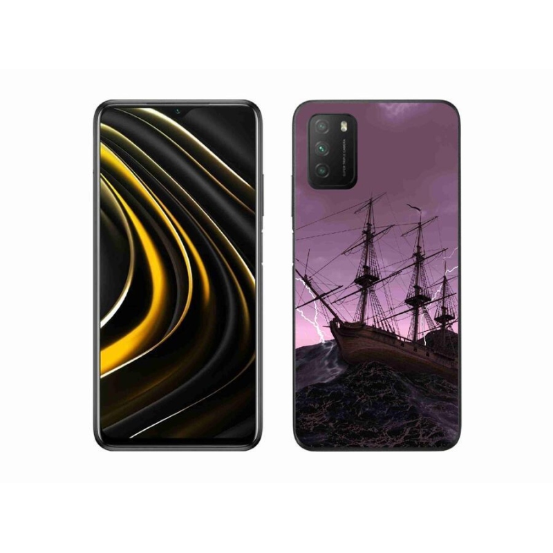 Gél borítás mmCase a Xiaomi Poco M3-hoz - hajó a viharban