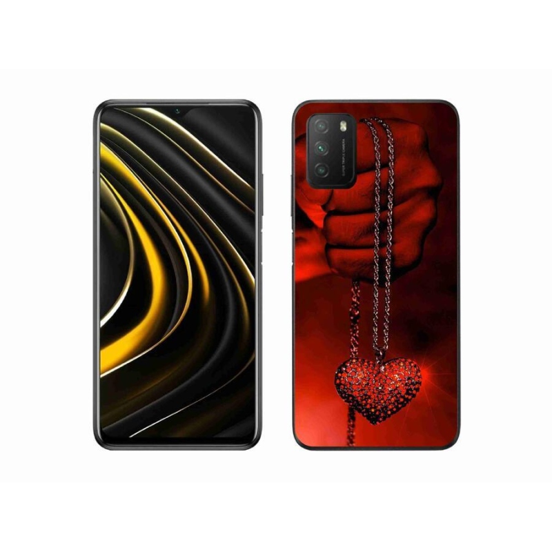 Gél borítás mmCase a Xiaomi Poco M3-hoz - nyaklánc