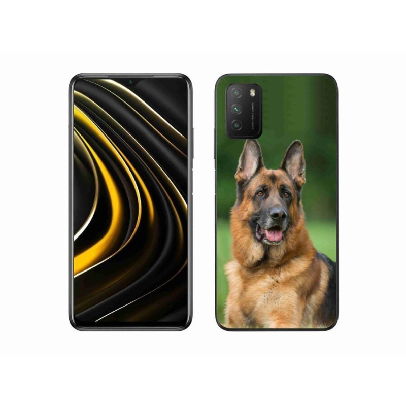 Gél borítás mmCase a Xiaomi Poco M3-hoz - Német juhászkutya