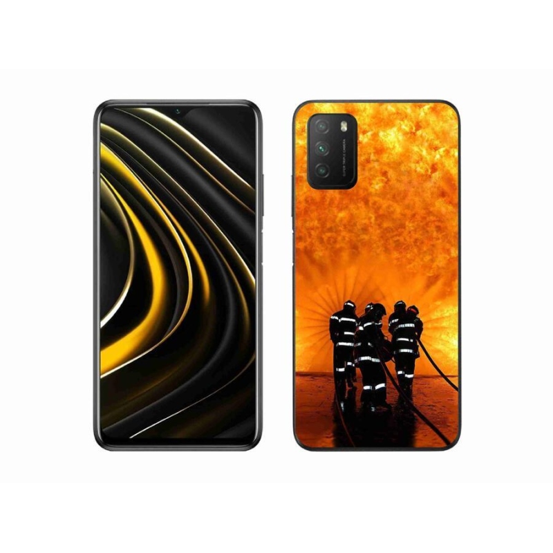 Gél borítás mmCase a Xiaomi Poco M3-hoz - tűz