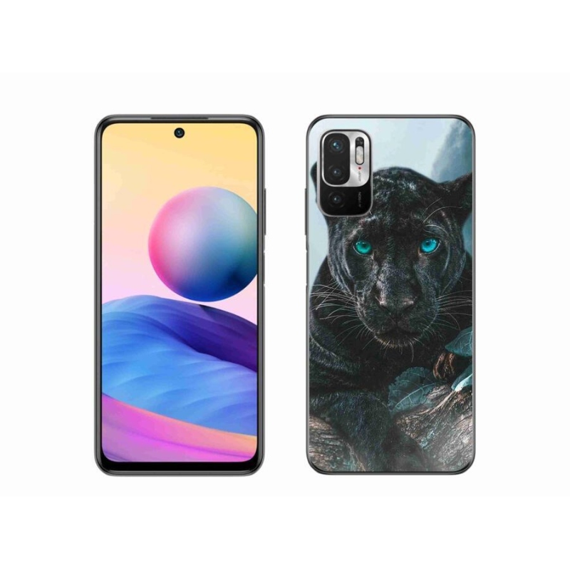 Gél borítás mmCase a Xiaomi Poco M3 Pro/5G készülékhez - fekete párduc