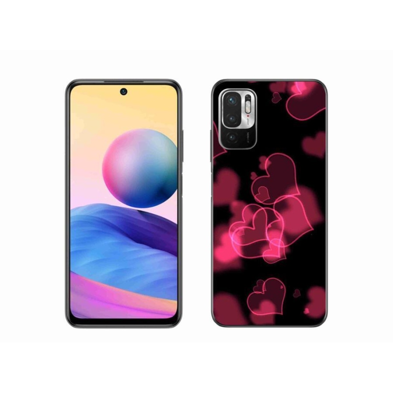 Gél borítás mmCase a Xiaomi Poco M3 Pro/5G készülékhez - piros szívek