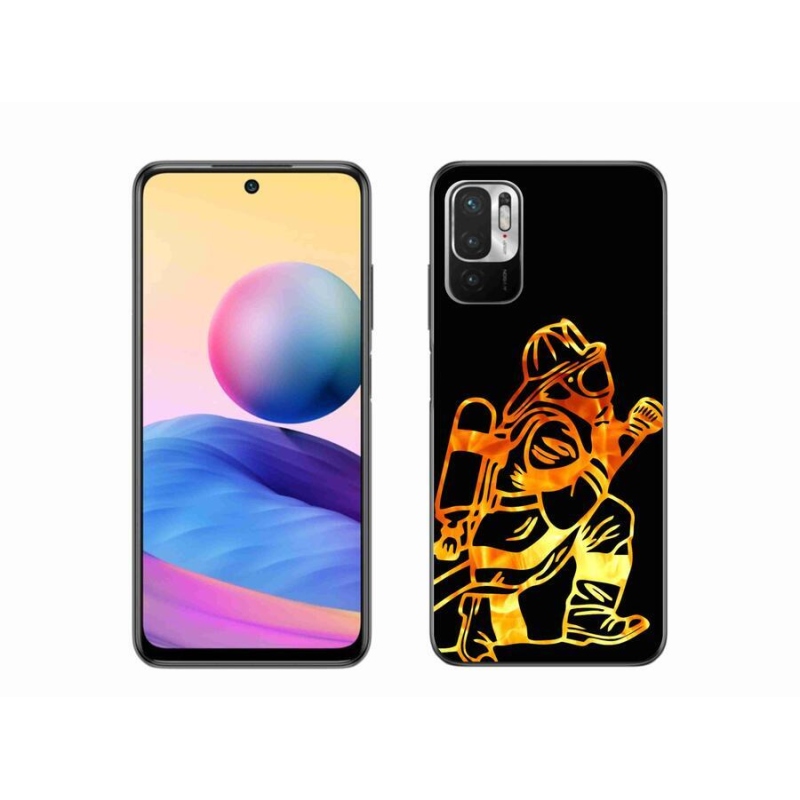 Gél borítás mmCase a Xiaomi Poco M3 Pro/5G számára - tűzoltó 1