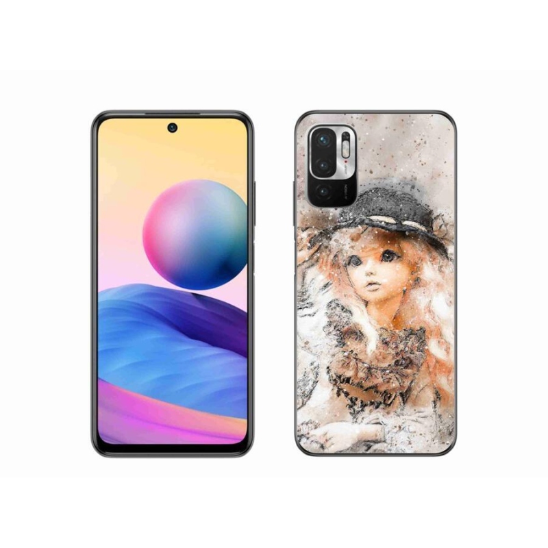 Gél borítás mmCase a Xiaomi Poco M3 Pro/5G számára - kalapos lány