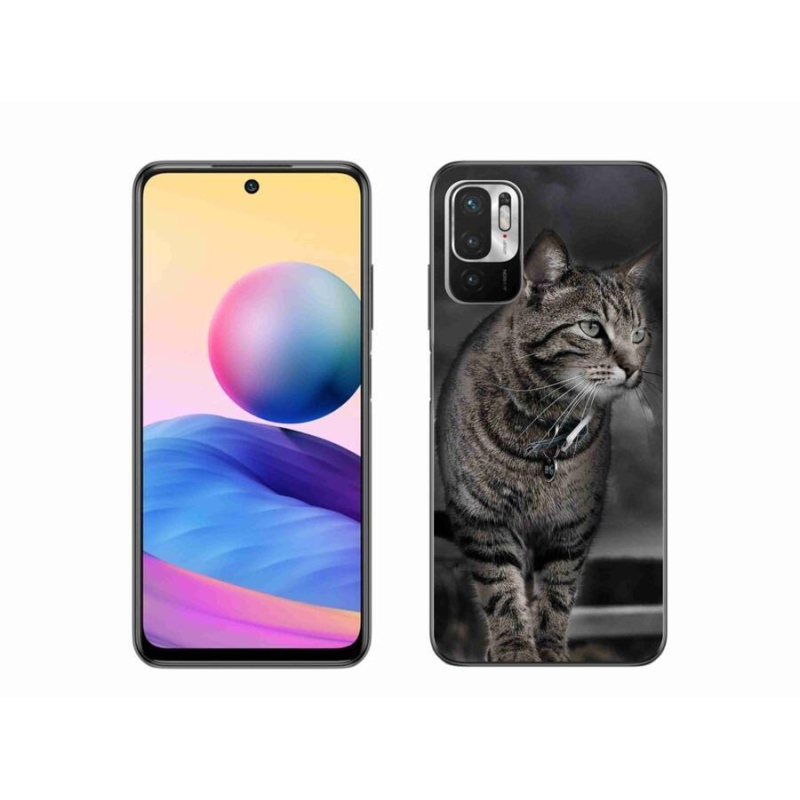 Gél borítás mmCase a Xiaomi Poco M3 Pro/5G számára - macska