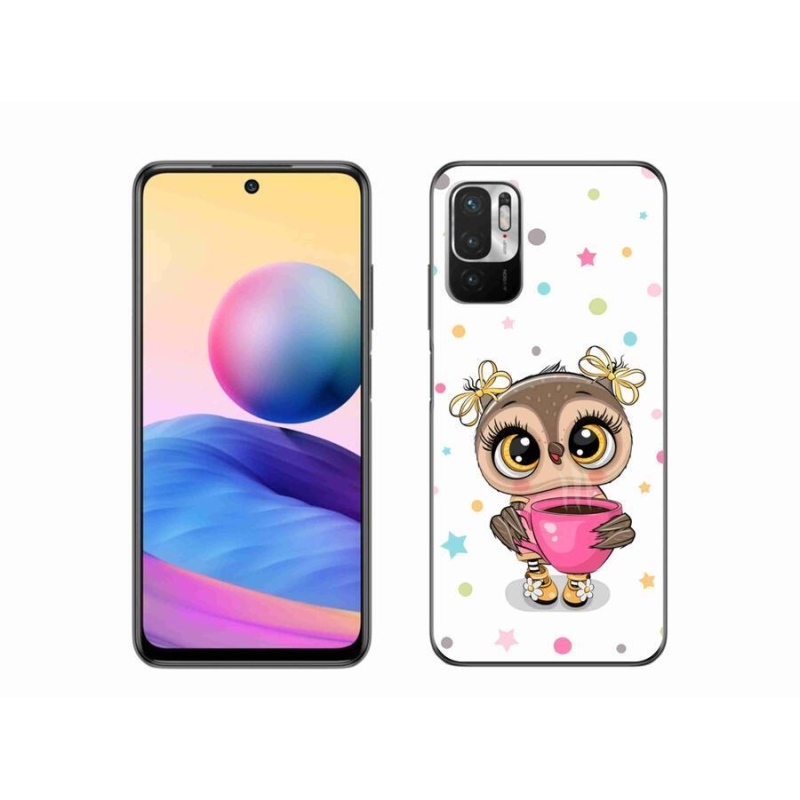 Gél borítás mmCase a Xiaomi Poco M3 Pro/5G számára - rajzfilm bagoly