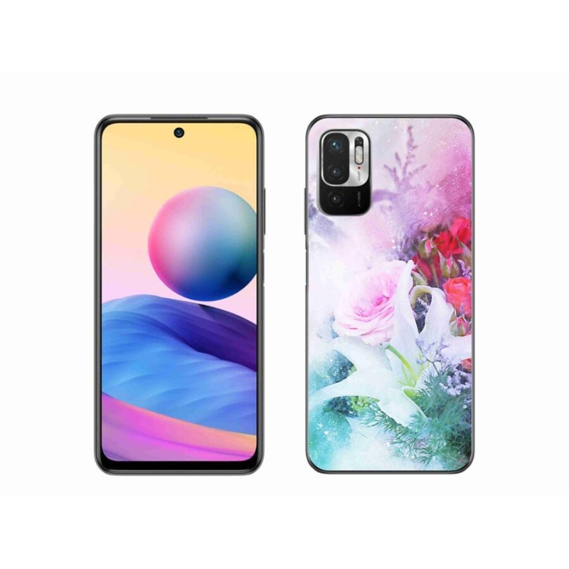 Gél borítás mmCase a Xiaomi Poco M3 Pro/5G számára - virágok 4