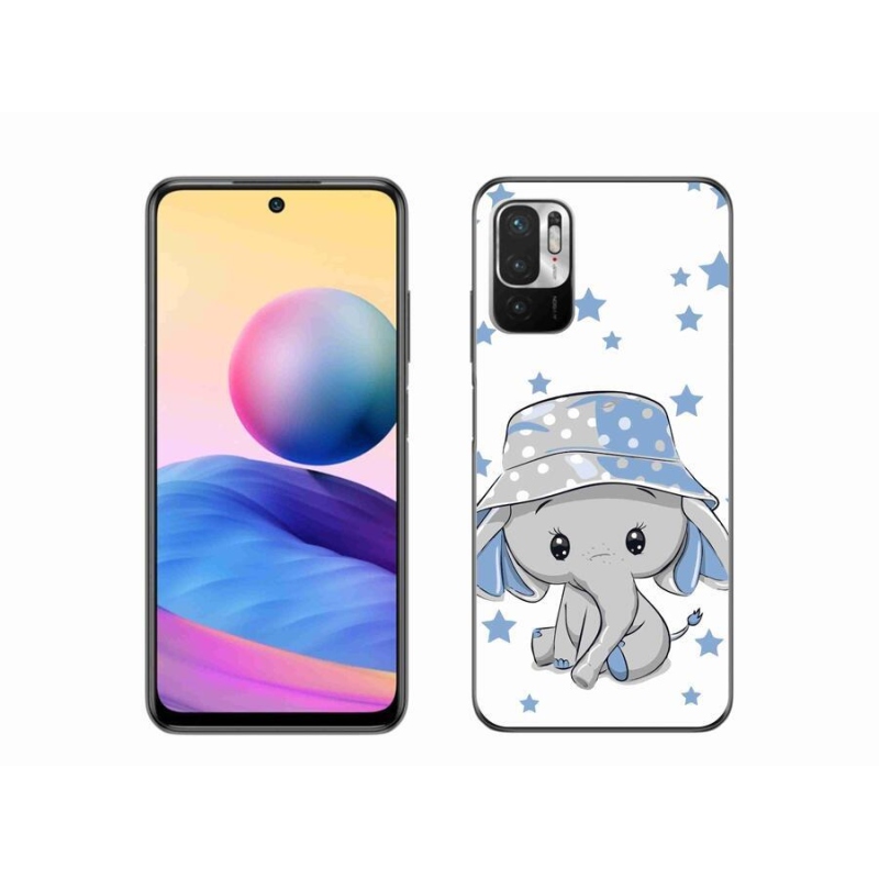 Gél borítás mmCase a Xiaomi Poco M3 Pro/5G készülékhez - kék elefánt