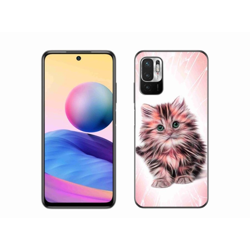 Gél borítás mmCase a Xiaomi Poco M3 Pro/5G számára - aranyos cica