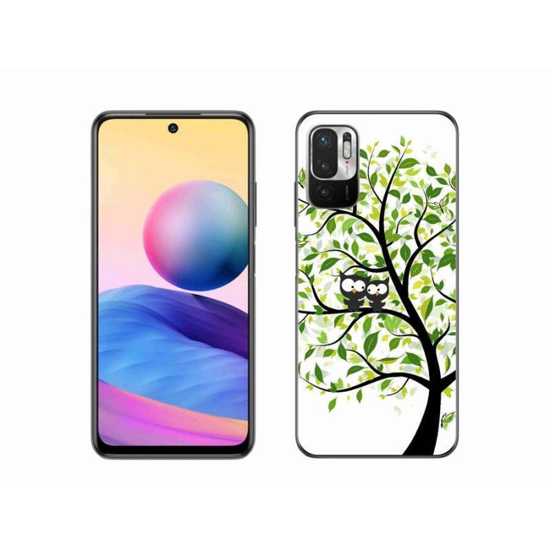 Gél borítás mmCase a Xiaomi Poco M3 Pro/5G számára - baglyok a fán