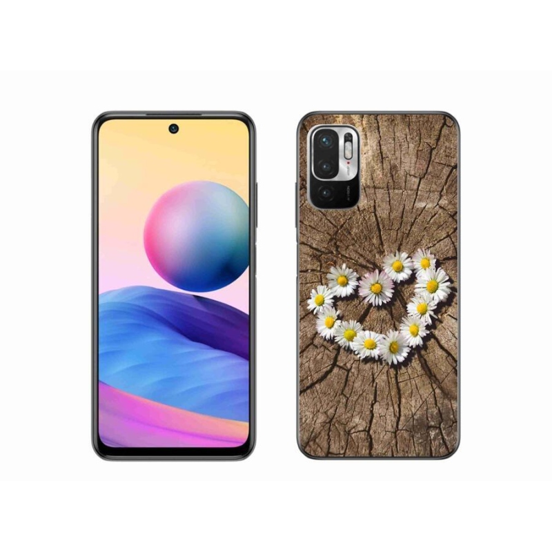 Gél borítás mmCase a Xiaomi Poco M3 Pro/5G számára - százszorszépek szíve