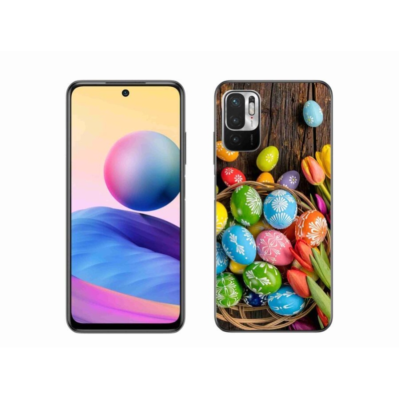 Gél borítás mmCase a Xiaomi Poco M3 Pro/5G számára - Húsvéti tojások