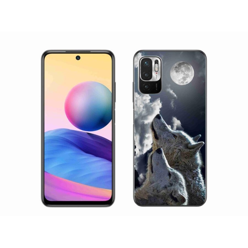 Gél borítás mmCase a Xiaomi Poco M3 Pro/5G számára - farkasok