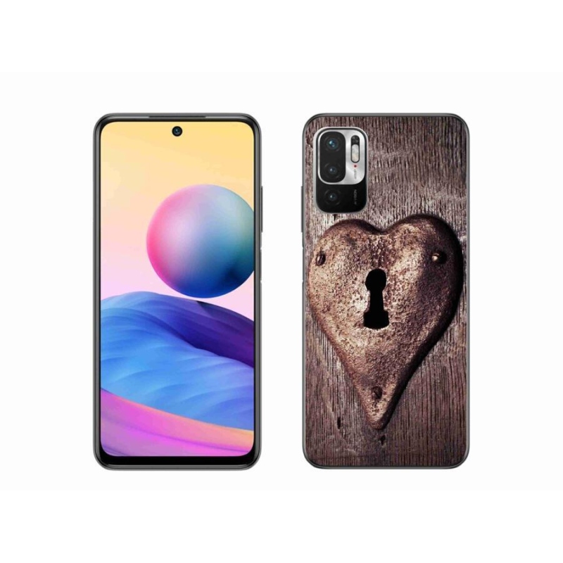 Gél borító mmCase a Xiaomi Poco M3 Pro/5G számára - szív alakú zár