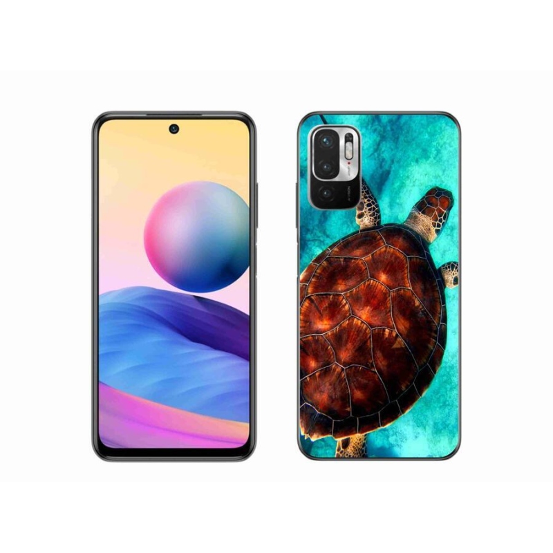 Gél borítás mmCase a Xiaomi Poco M3 Pro/5G számára - teknősbéka