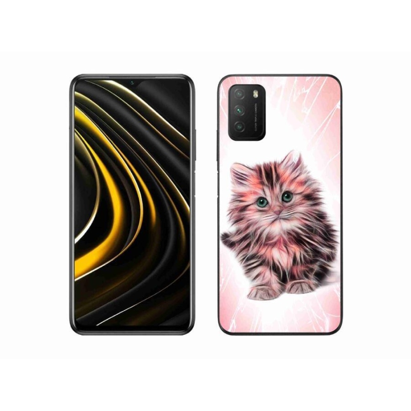 Gél borítás mmCase a Xiaomi Poco M3-hoz - aranyos cica