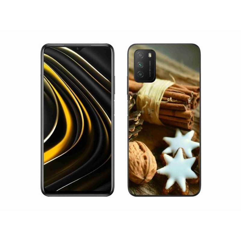 Gél borítás mmCase a Xiaomi Poco M3-hoz - fahéj és mézeskalács