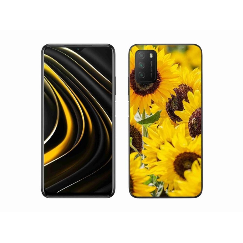 Gél borítás mmCase a Xiaomi Poco M3-hoz - Napraforgó