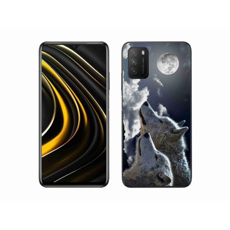 Gél borítás mmCase a Xiaomi Poco M3-hoz - farkasok