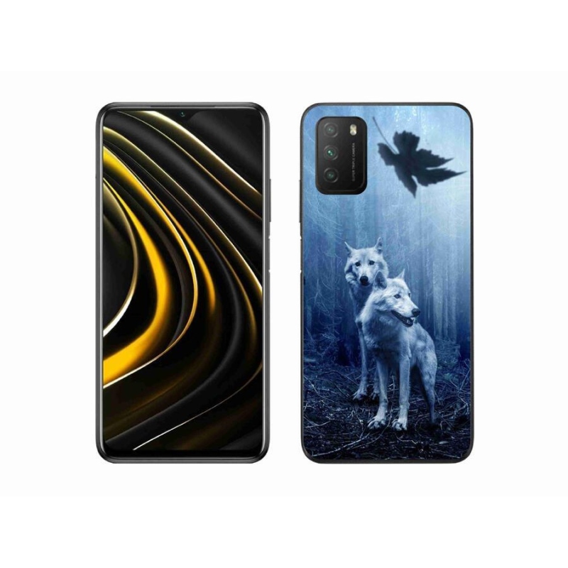 Gél borítás mmCase a Xiaomi Poco M3-hoz - farkasok az erdőben