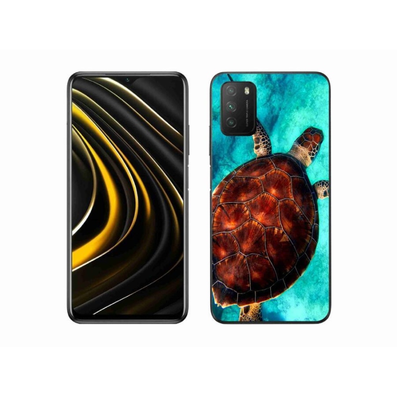 Gél borítás mmCase a Xiaomi Poco M3-hoz - teknősbéka