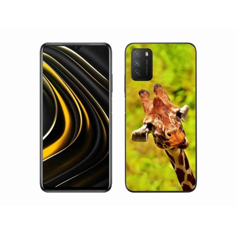 Gél borítás mmCase a Xiaomi Poco M3-hoz - zsiráf