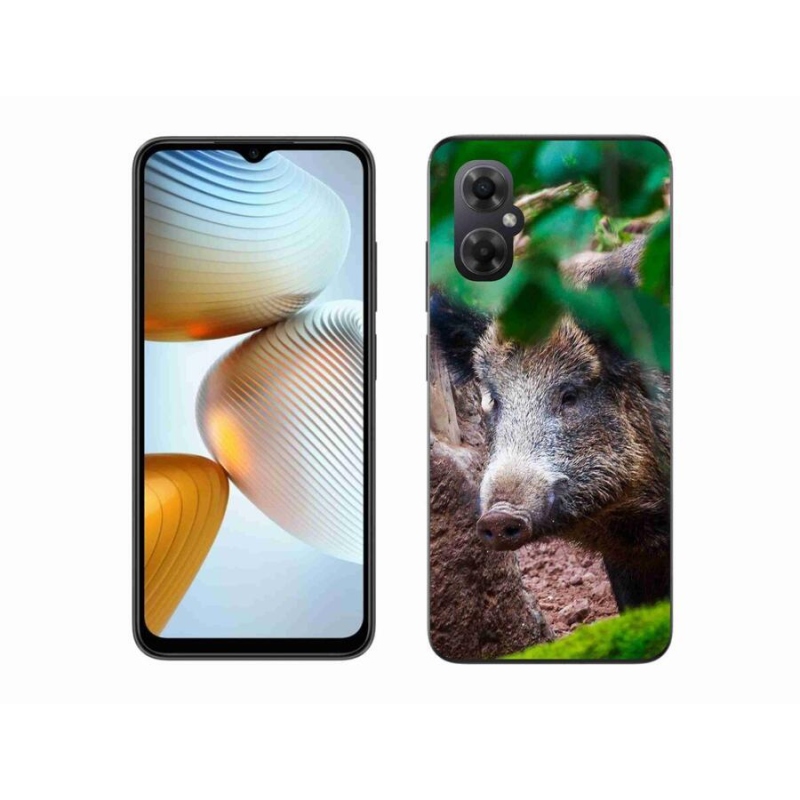 Gél borítás mmCase a Xiaomi Poco M4 5G számára - vaddisznó