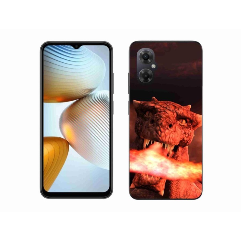 Gél borítás mmCase a Xiaomi Poco M4 5G-hez - sárkány