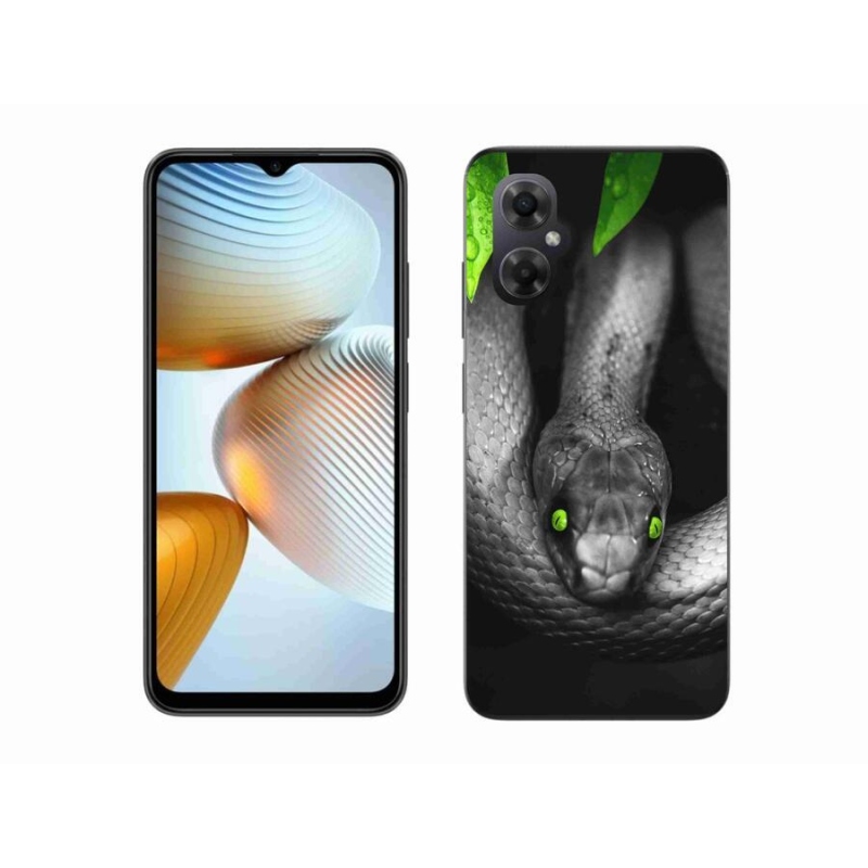 Gél borítás mmCase a Xiaomi Poco M4 5G-hez - kígyó
