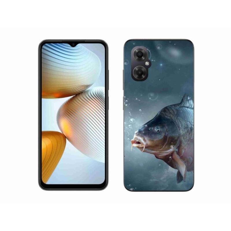 Gél borítás mmCase a Xiaomi Poco M4 5G számára - ponty és buborékok