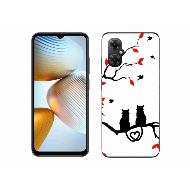 Gél borító mmCase a Xiaomi Poco M4 5G-hez - macska szeretet