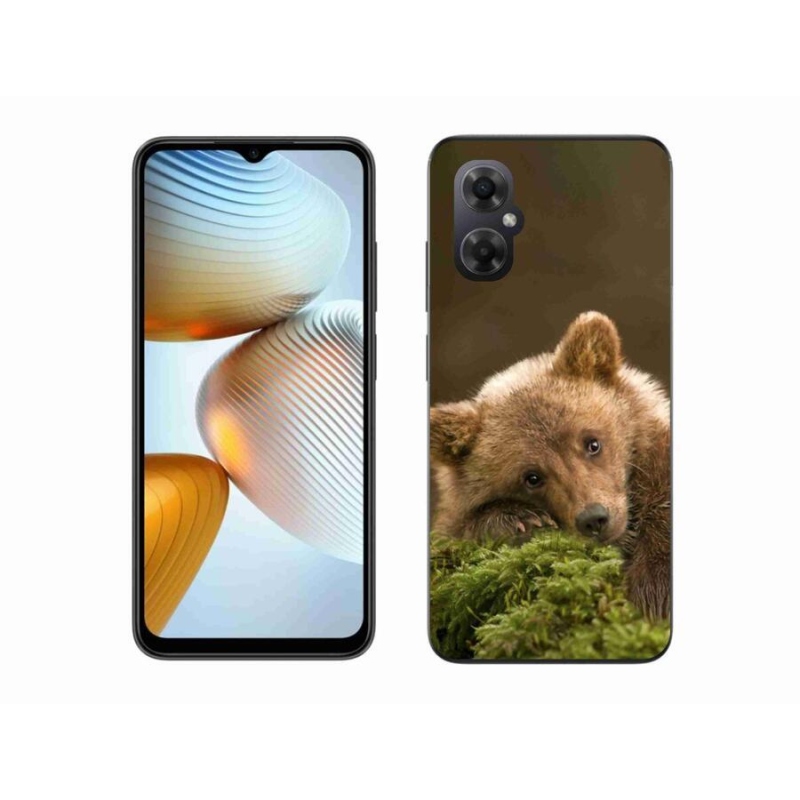Gél borítás mmCase a Xiaomi Poco M4 5G számára - medve