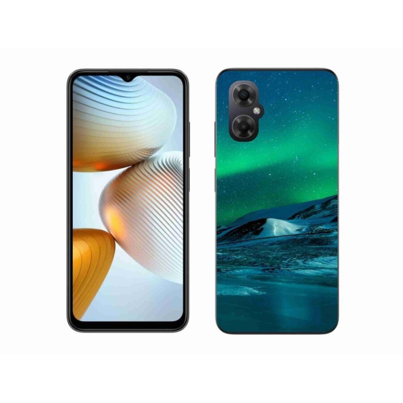 Gél borítás mmCase a Xiaomi Poco M4 5G számára - sarki fény