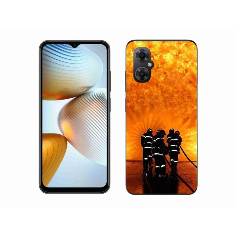 Gél borítás mmCase a Xiaomi Poco M4 5G-hez - tűz