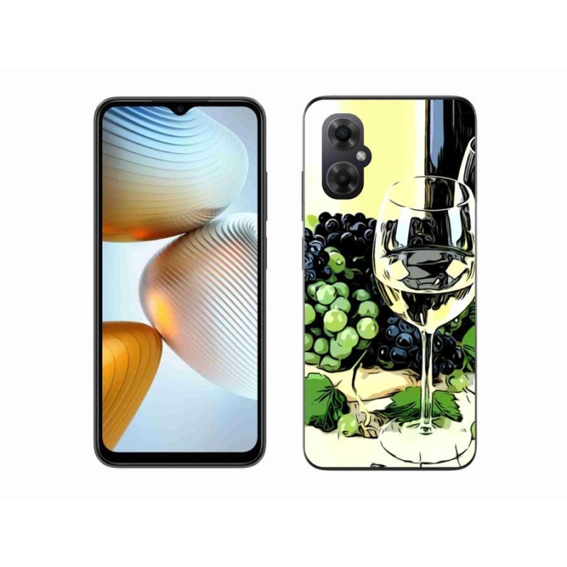 Gél borítás mmCase a Xiaomi Poco M4 5G számára - pohár bor