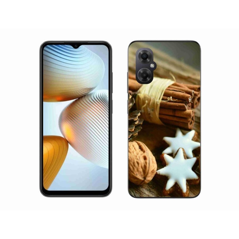 Gél borítás mmCase a Xiaomi Poco M4 5G számára - fahéj és mézeskalács