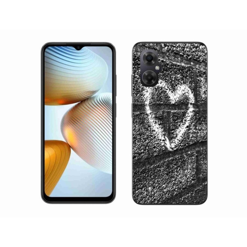 Gél borítás mmCase a Xiaomi Poco M4 5G-hez - szív a falon