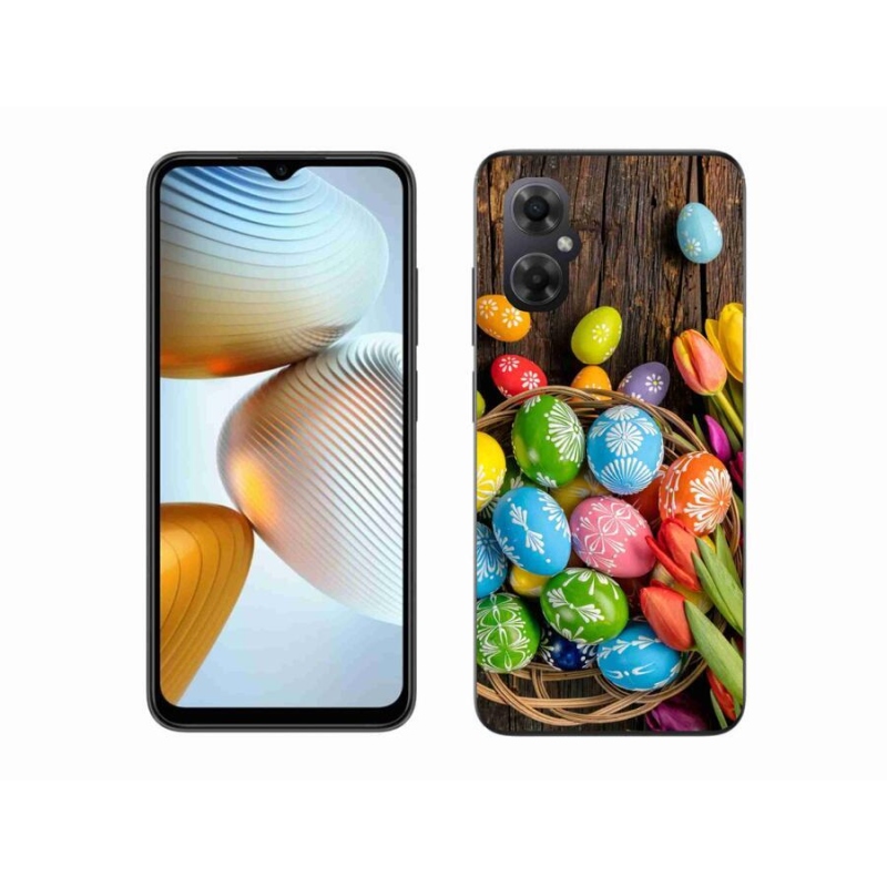 Gél borítás mmCase a Xiaomi Poco M4 5G számára - Húsvéti tojások