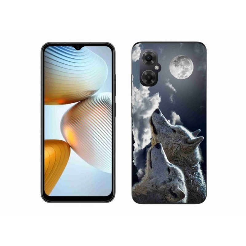 Gél borítás mmCase a Xiaomi Poco M4 5G-hez - farkasok