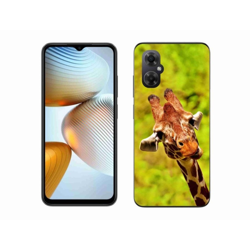 Gél borítás mmCase a Xiaomi Poco M4 5G-hez - zsiráf