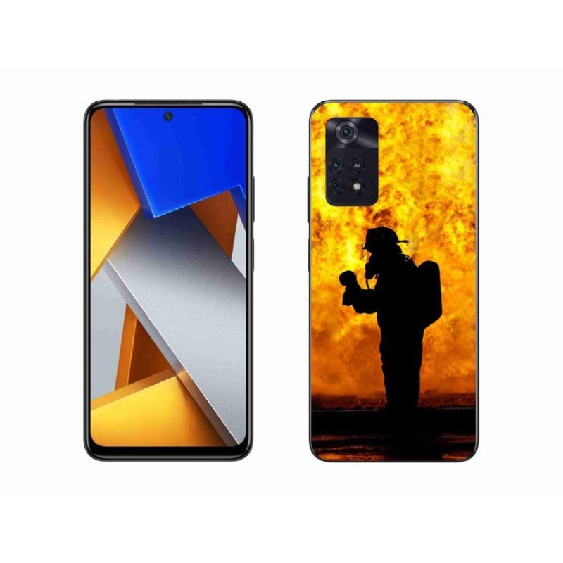 Gél borítás mmCase a Xiaomi Poco M4 Pro 4G-hez - tűzoltó