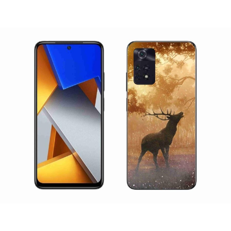 Gél borítás mmCase a Xiaomi Poco M4 Pro 4G-hez - szarvas a vadászaton