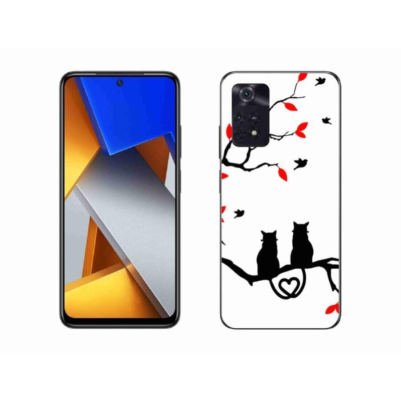 Gél borítás mmCase a Xiaomi Poco M4 Pro 4G-hez - macskaszerelem